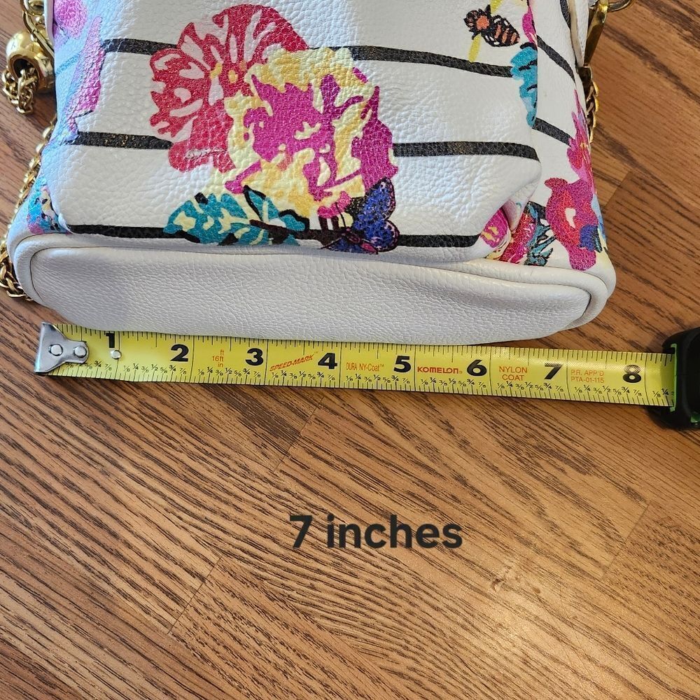 💐BETSEY JOHNSON Mini Floral Crossbody Bag with Adjustable Strap GARDEN GIRL! - Picture 10 of 10